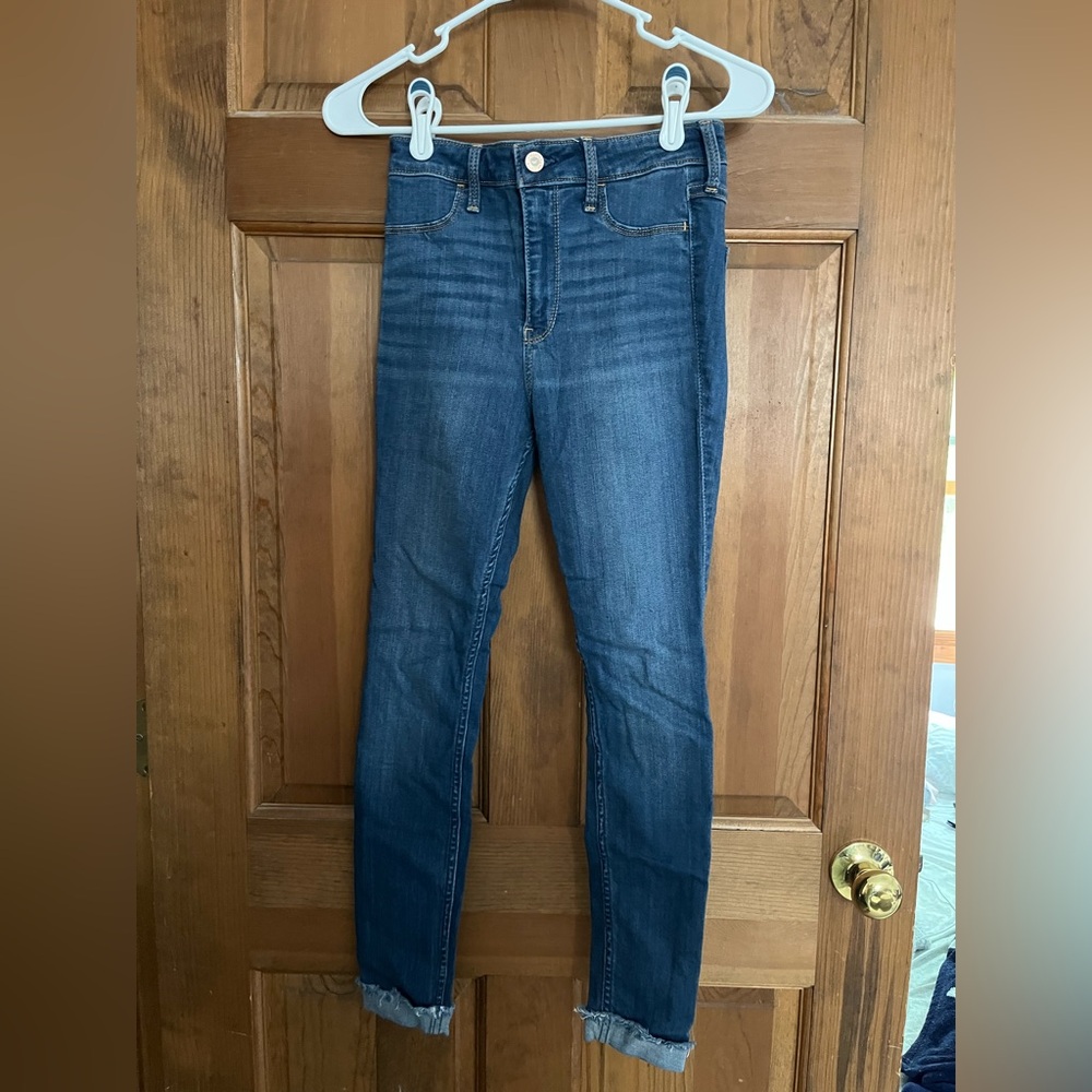 hollister high rise jeggings